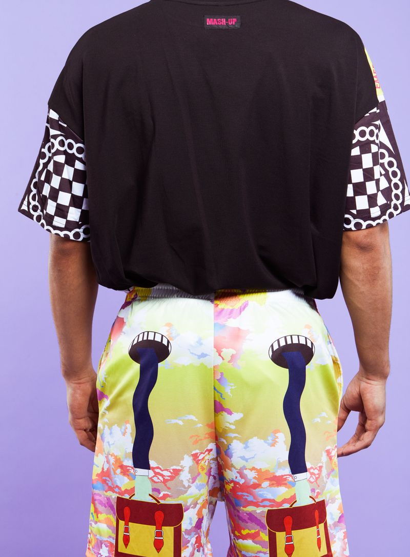 busyness print shirt
