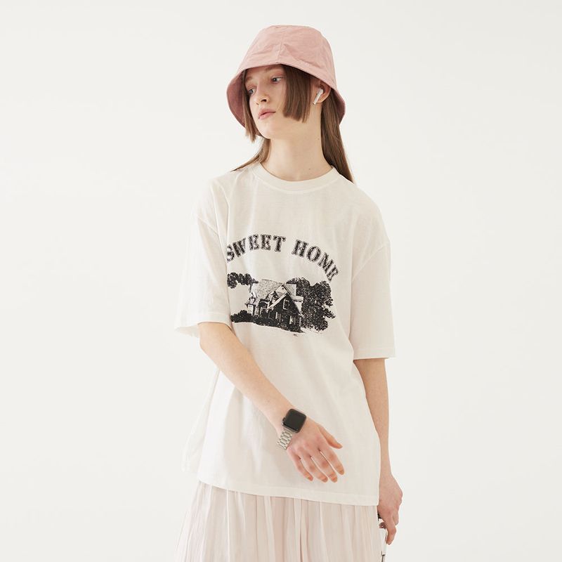 TMO BY 13MONTH(ティーエムオーバイサーティーンマンス)の「SWEET HOME T-SHORT (IVORY)(Tops)」