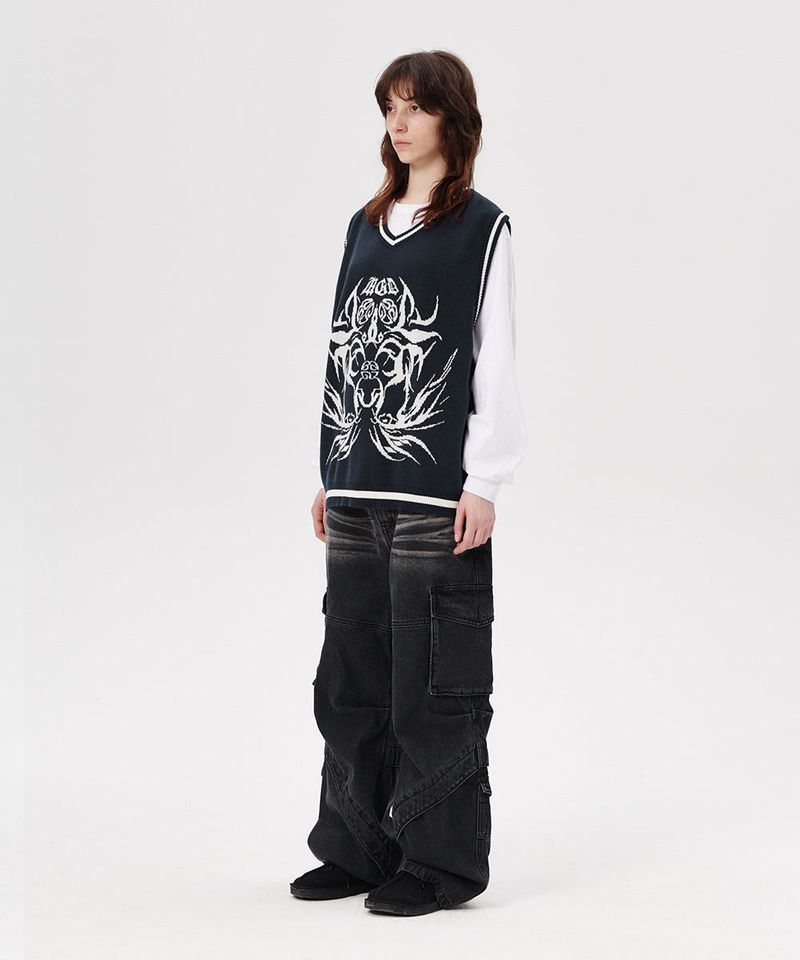 ECLIPSE TRIBAL KNIT VEST