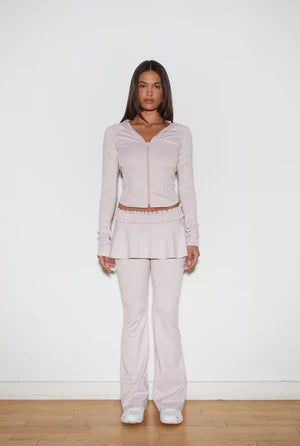 Petite flare pants - pink