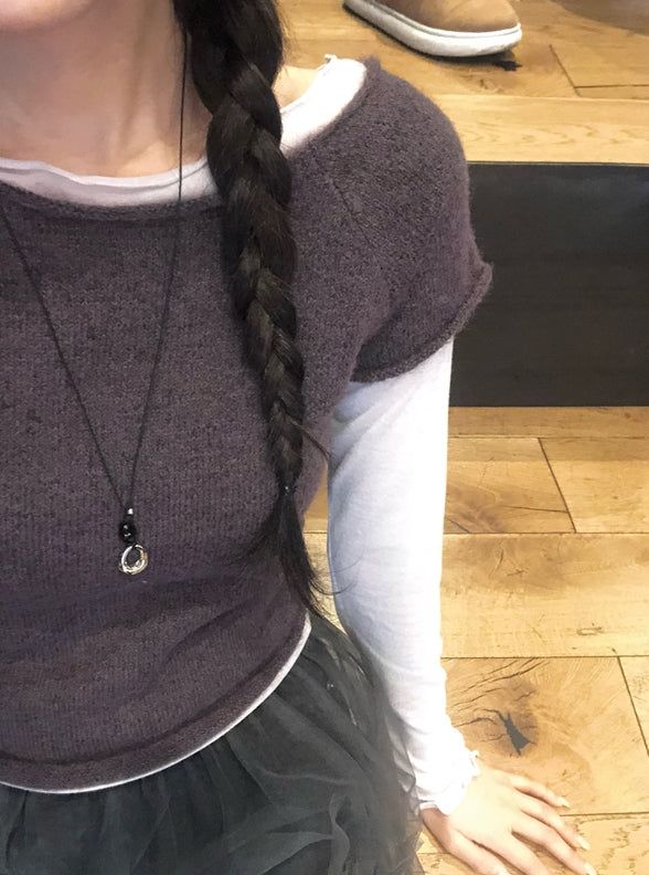 Nippy Frill Double-Side Layered T-Shirt