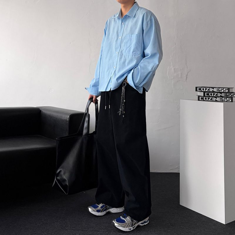 Travel Leather Line Big Shoulder Bag