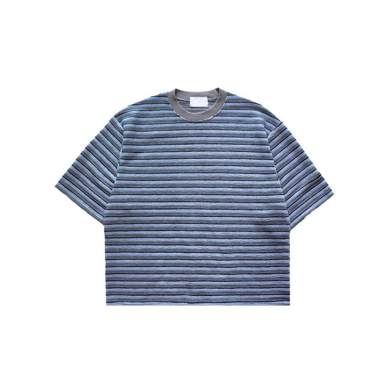 ASCLO Crayon Multi Border Short Sleeve T Shirt (3color)