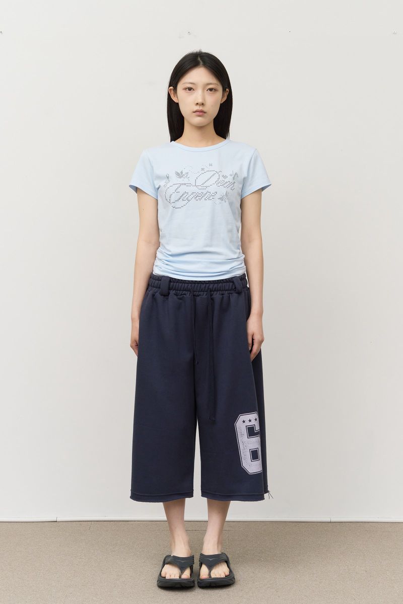 (W) Pixel Printed Top
