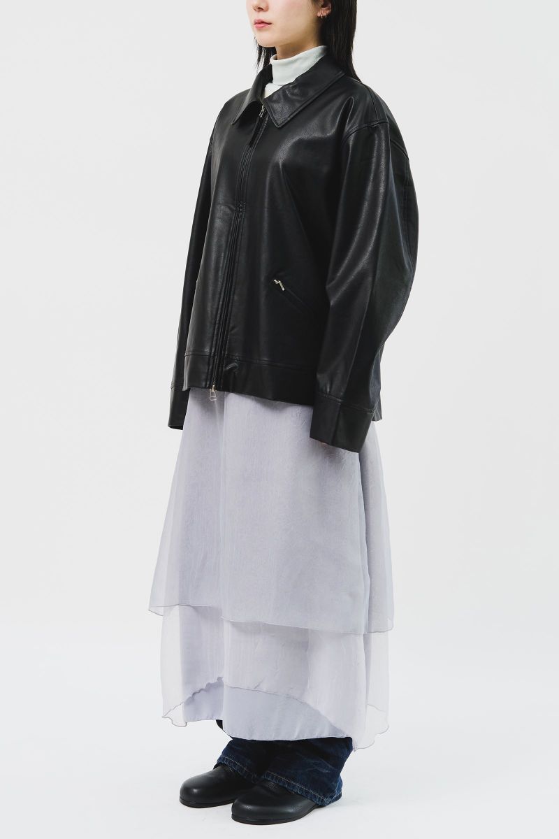 Storm Leather Zip Jacket