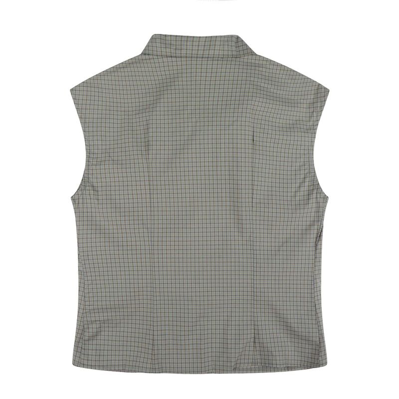 Rena Check Asym Vest