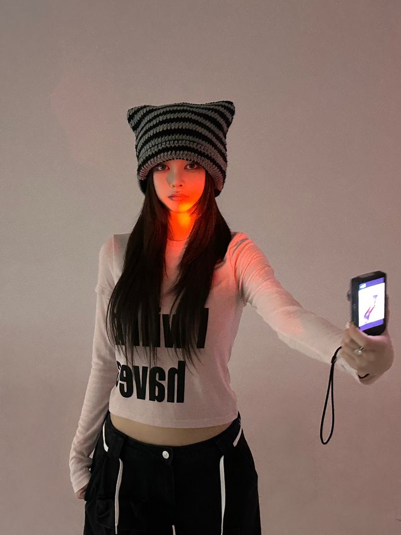 Bigsize cat beanie