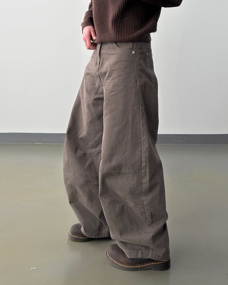 OVRUNE Panel Curved Cotton Pants