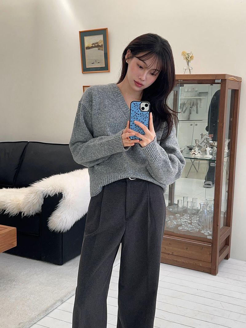 TRENDY APPAREL（トレンディー アパレル）の「[MADE] AILES WOOL V-NECK KNIT （Tops）」