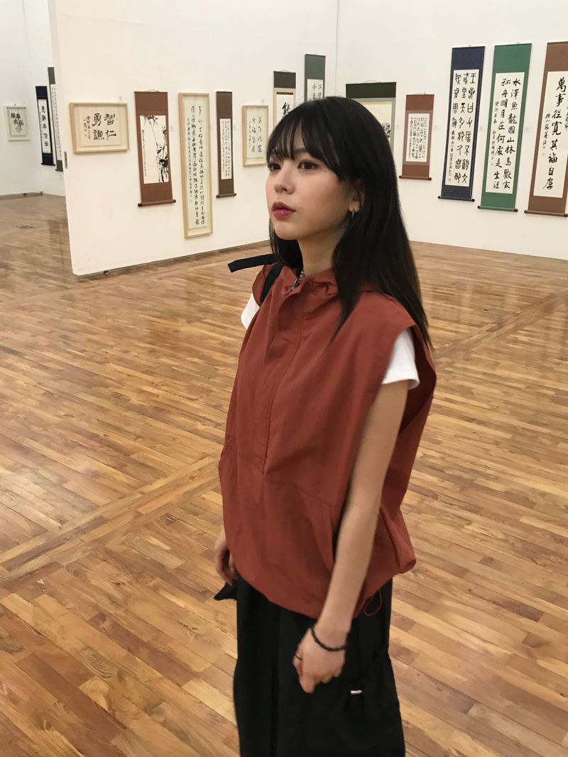 Track anorak vest