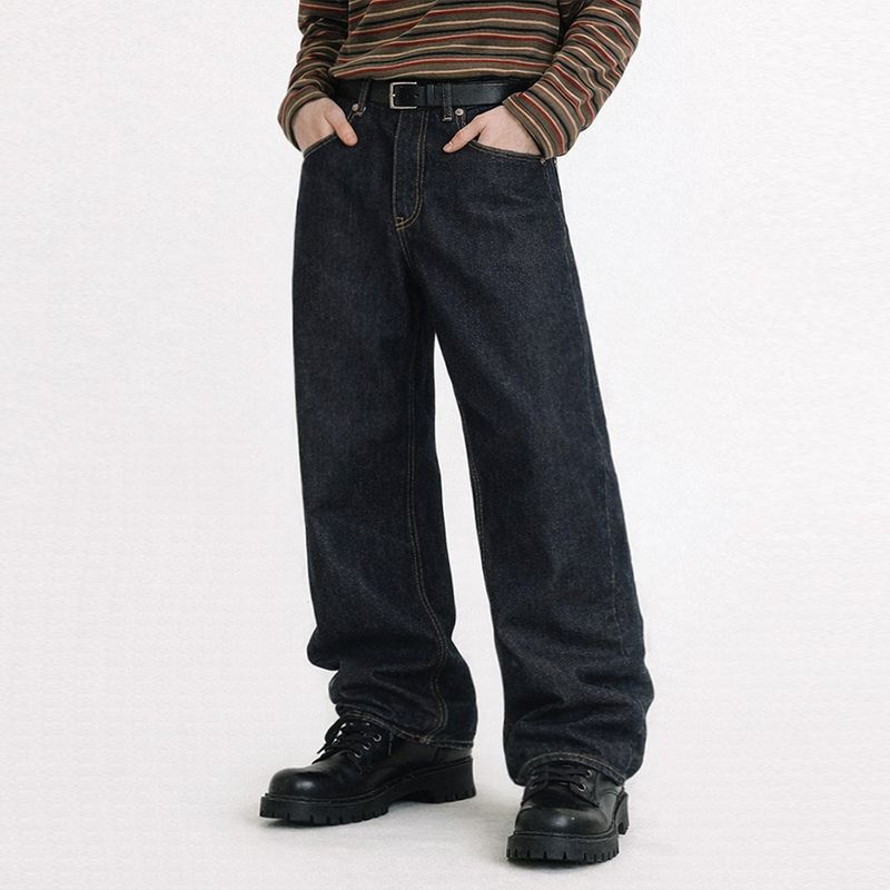 NTET(エヌティーイーティー)の「Basic denim pants (deep indigo)(Pants)」
