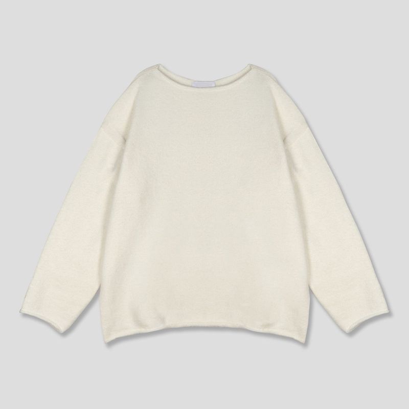 Lips Boatneck Over Knit 4C