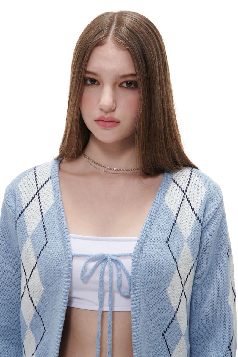 ARGYLE CARDIGAN