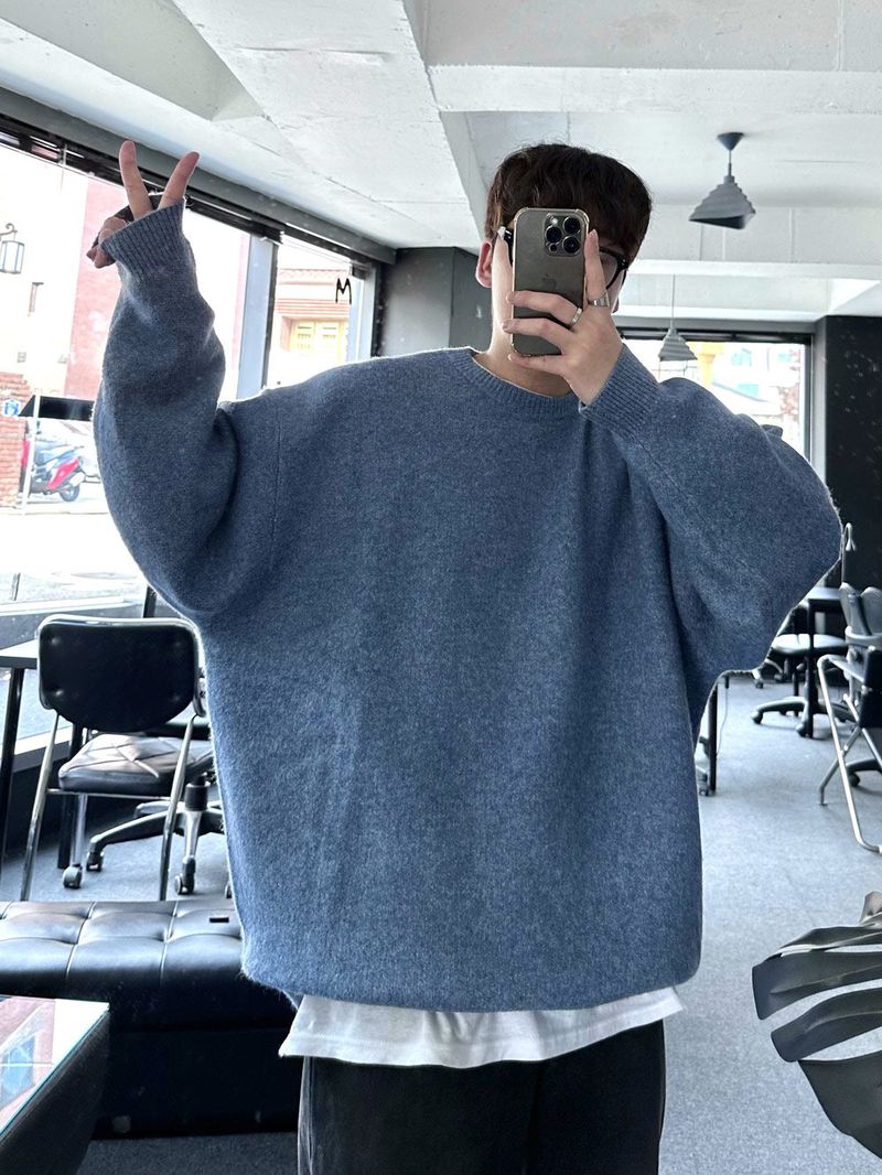 never soft round overfit knit