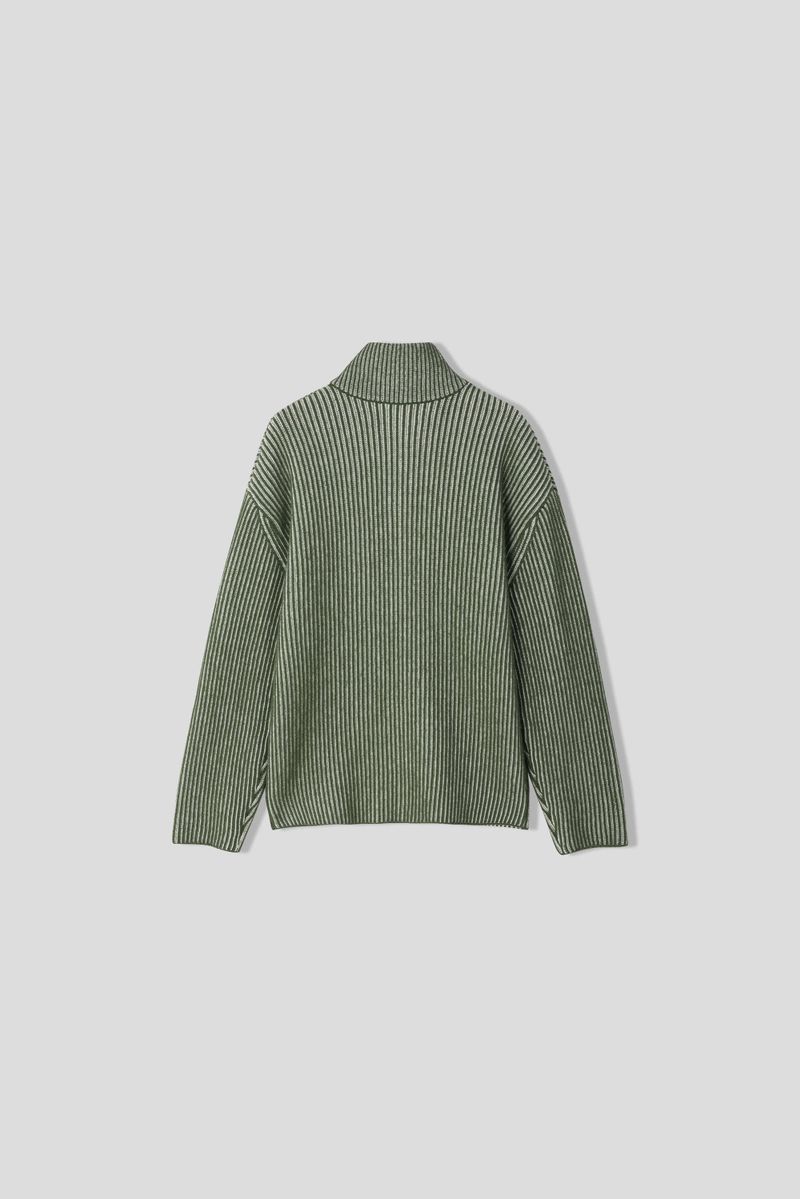 Meen Knitted Zip Up