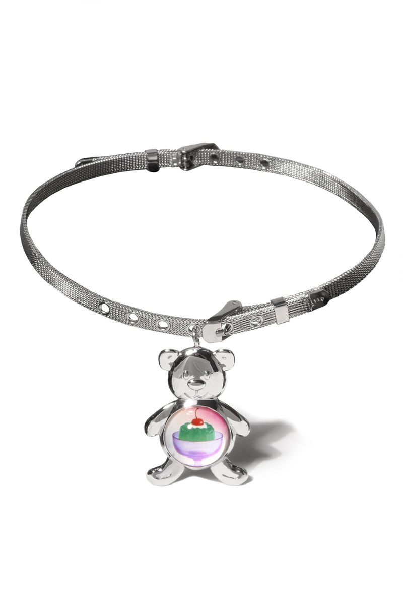 HUGGINGOATの「TEDDY ATE PUDDING YESTERDAY NECKLACE（Accessories）」