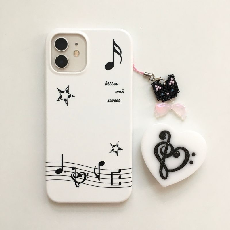 LOVE melody Hard Case - WHITE