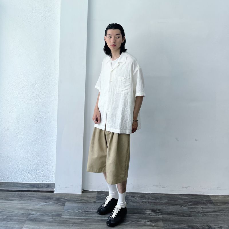 ポインテッドフラップワイドショートスリーブ