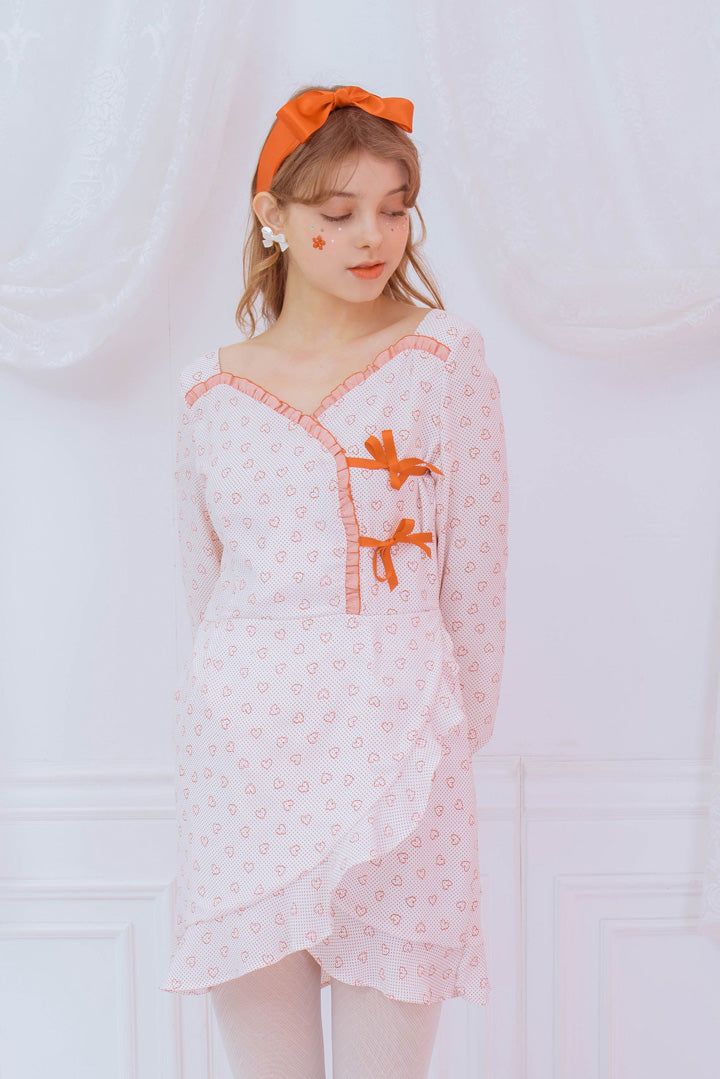 heart ribbon onepiece