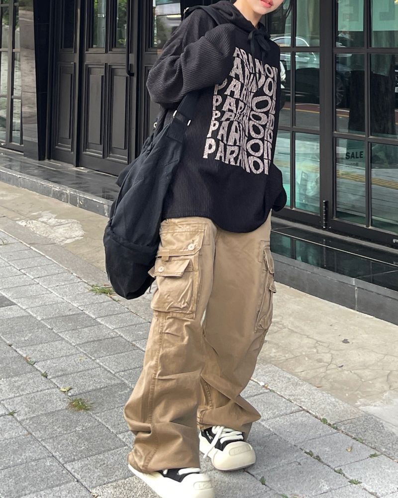 Ren Vintage Detail Cargo Pants