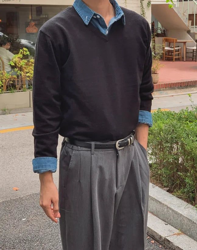 Lovent Basic V-neck Knit