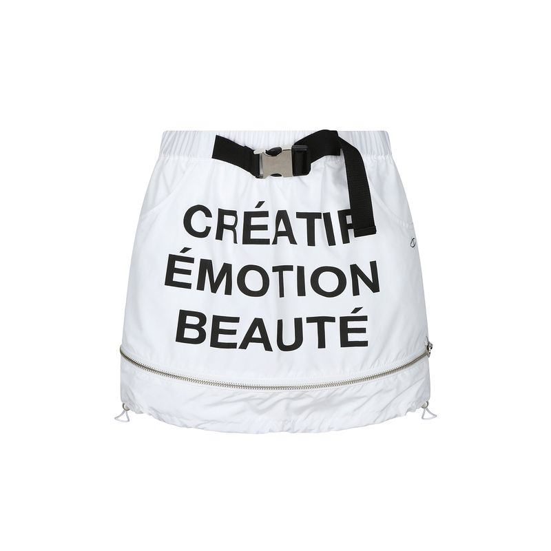 KATER（カーター）の「Define Human Detachable Mini Skirt WHITE（Skirts）」