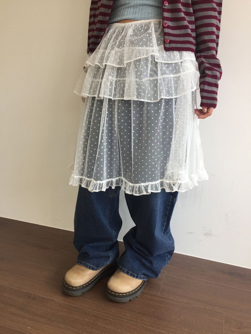 Barrel Wide Balloon Denim (1color)