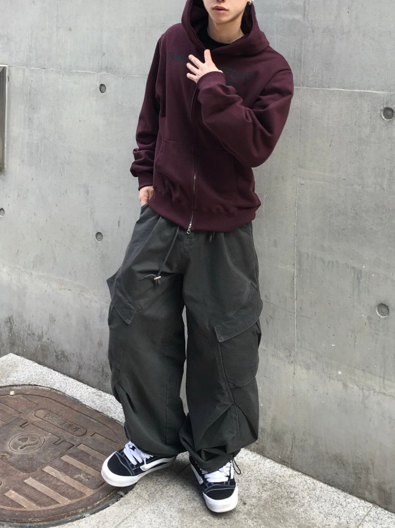テインサンデースウェットジップアップフーディー 3C