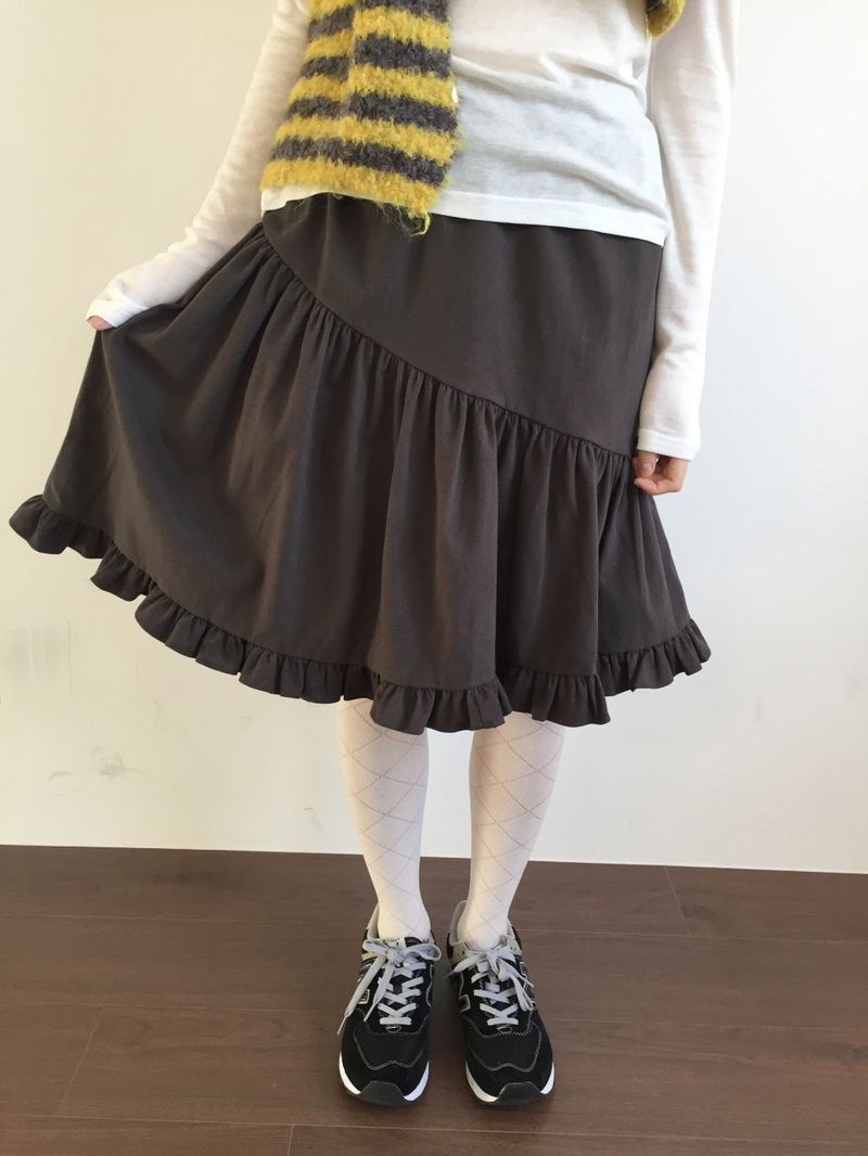 DUGGY(ダギー)の「Bias Cancan Frill Skirt (2color)(Skirts)」