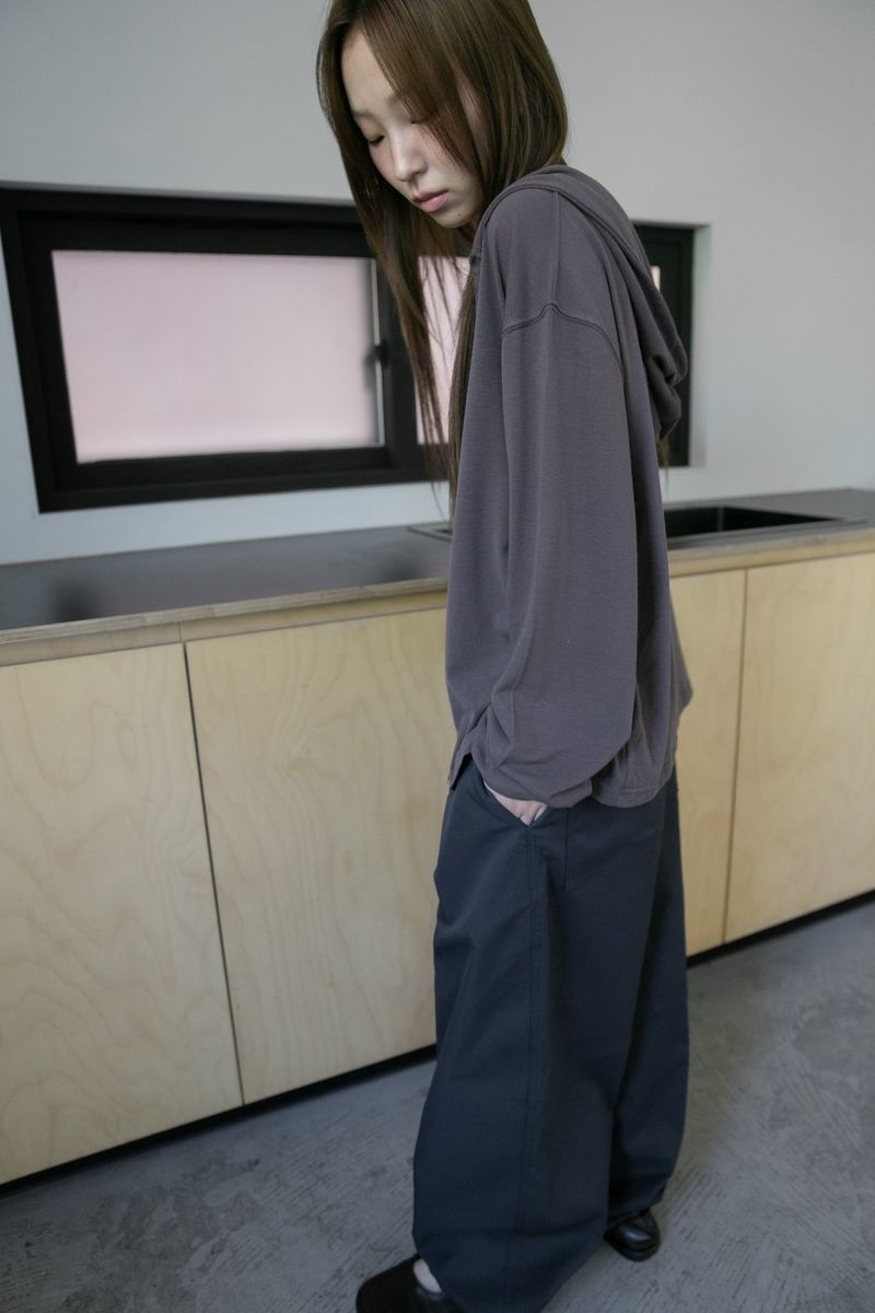 smooth hoodie zip-up(4colors)