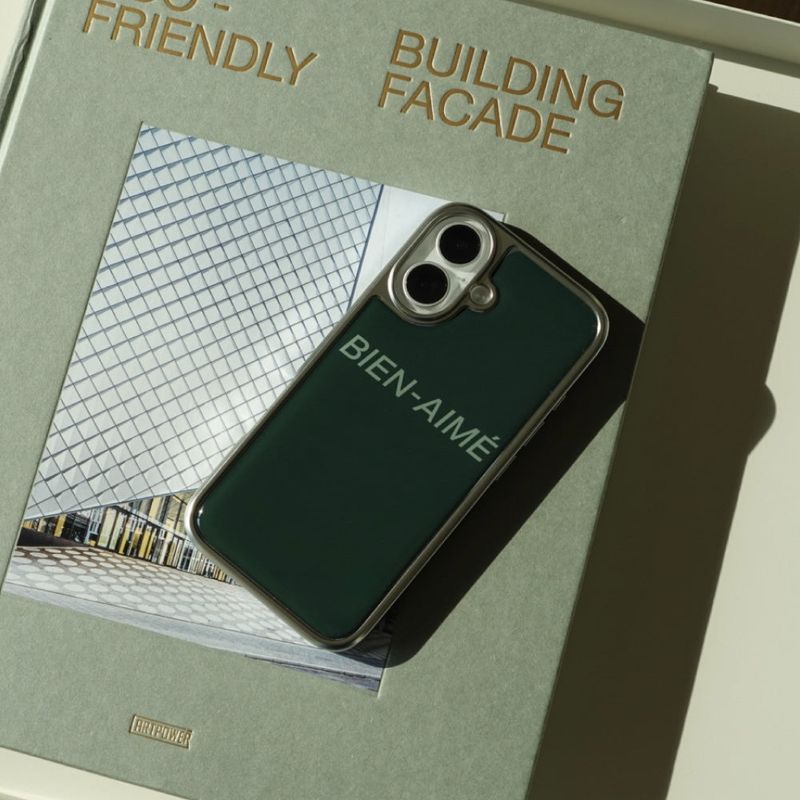[MADE] BIEN-AIMÉ SILVER EPOXY PHONE CASE
