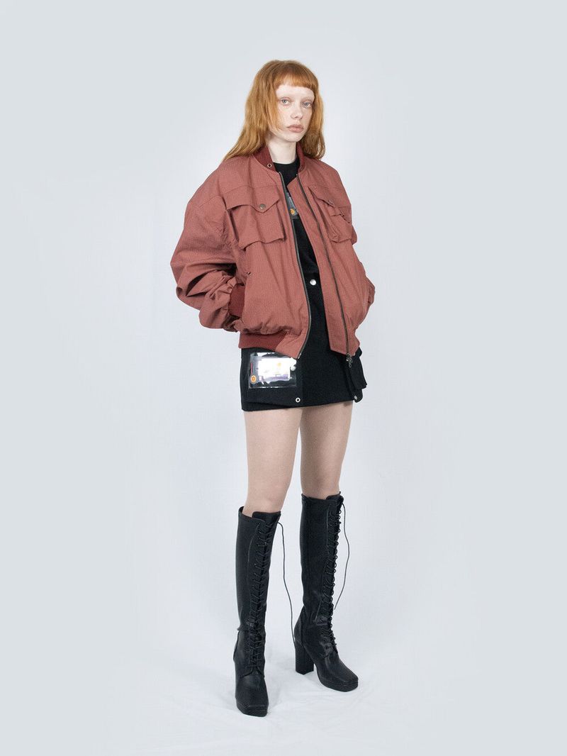 Ripstop Bomber Jacket (Red)