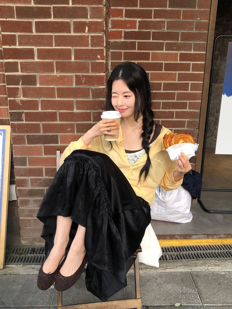 Airy summer cardigan_yellow