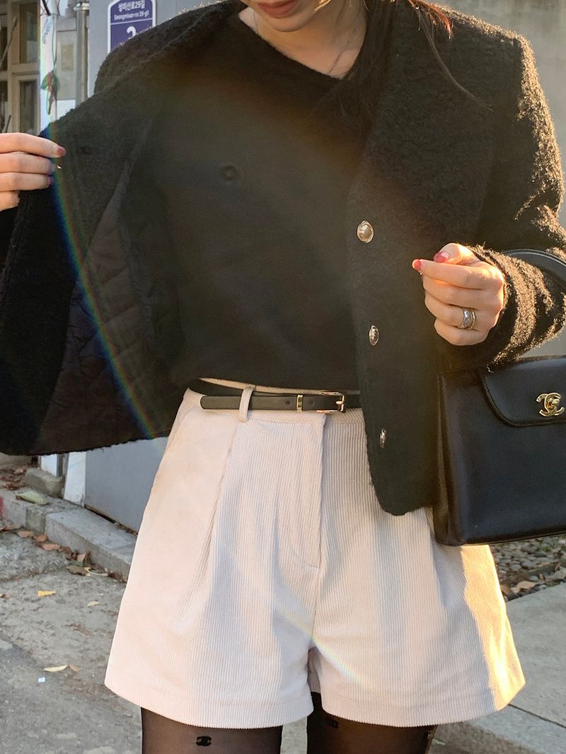 [MADE] Fulls cashmere unbalanced off-shoulder knitwear