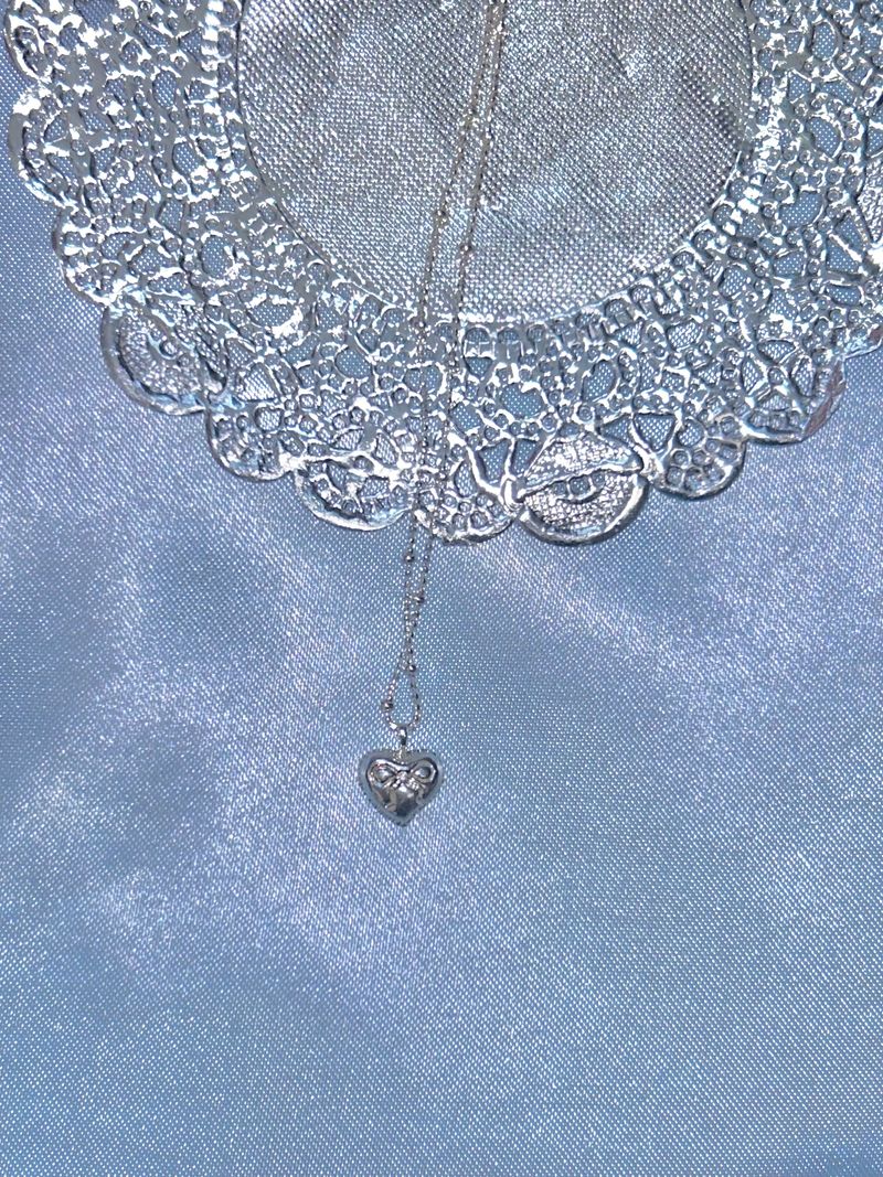 Ribbon Heart Necklace