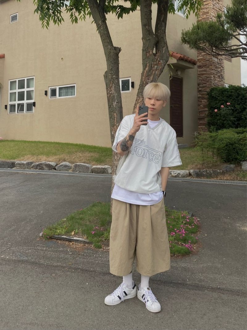 カーペンターナイロンハーフパンツ4C