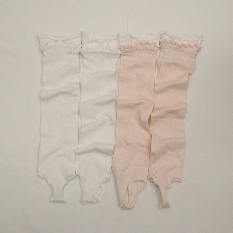 ［2PCS 1SET］MILKY WAVE LEG WARMER