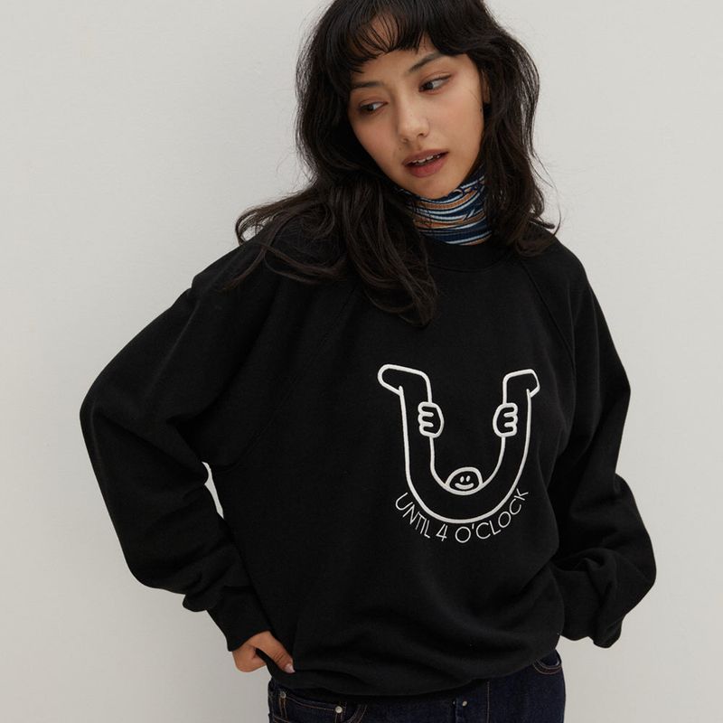 R Crew Sweatshirts Black