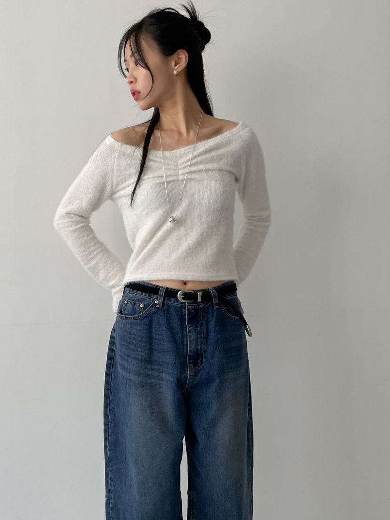 Jake Balloon Fit Wide Denim Pants