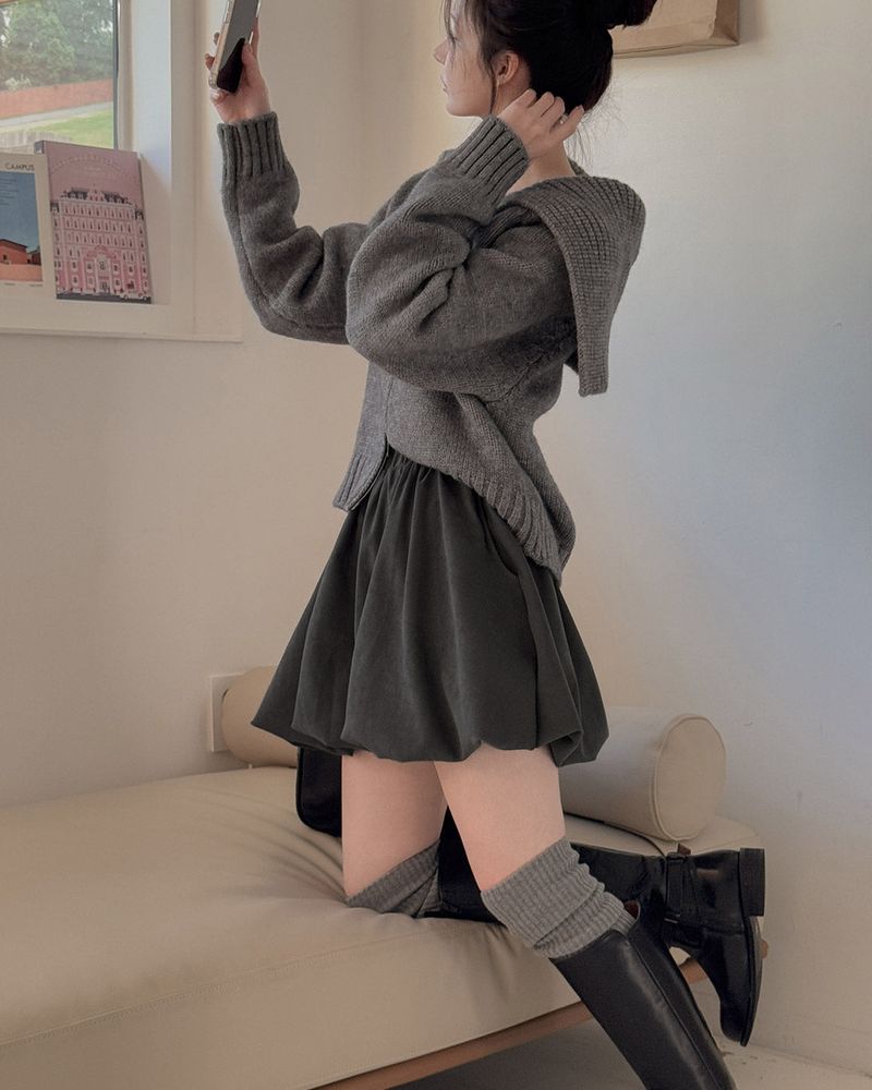 MAYBINS（メイビンス）の「Balloon mini skirt（Skirts）」