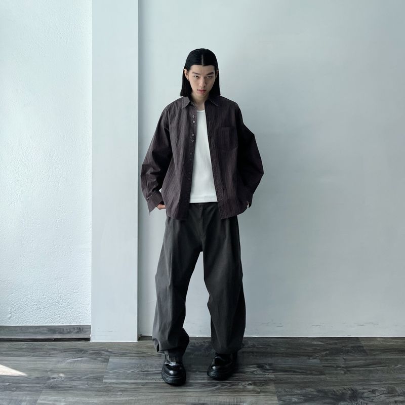 Relaxed Wrinkle Effect Shirt