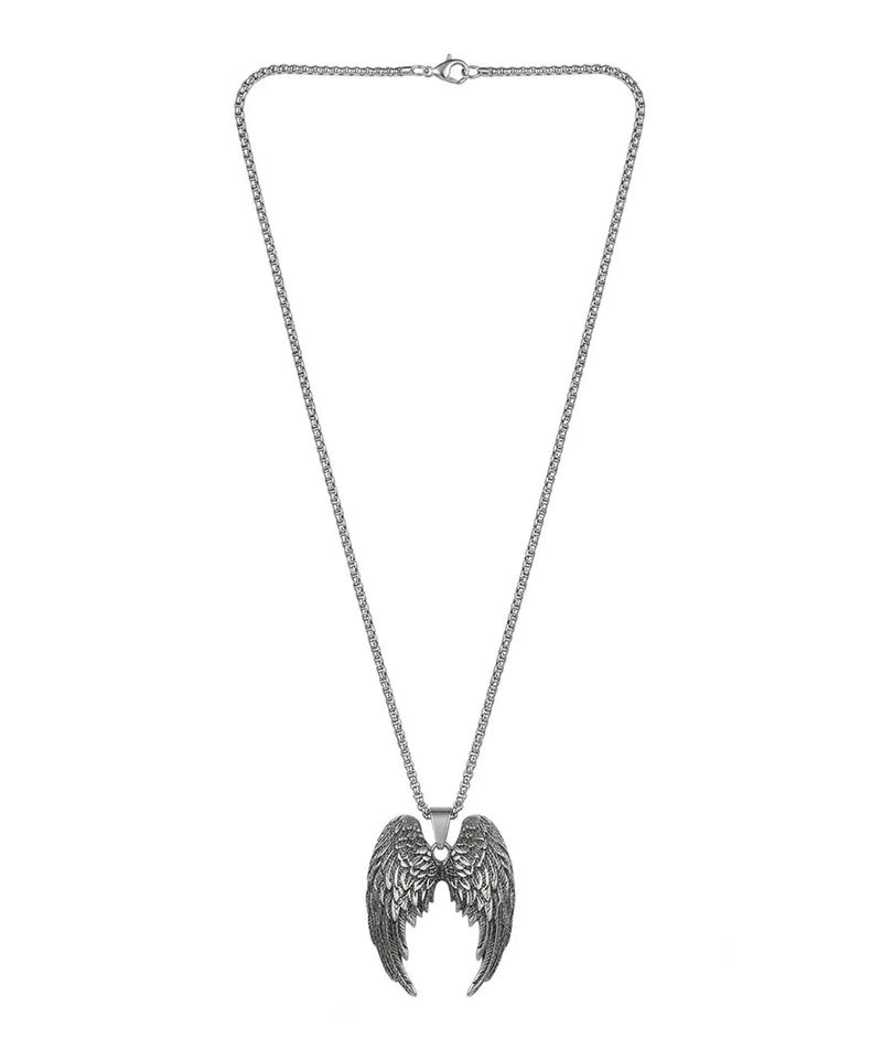 Fallen Angel Wing Long Necklace