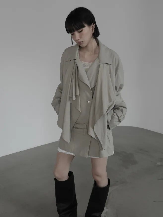 mnem（ムネム）の「アーネ ショール ロー トレンチコート（ジャケット/アウター）」