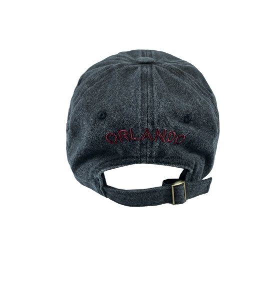 Original damage washed ball cap
