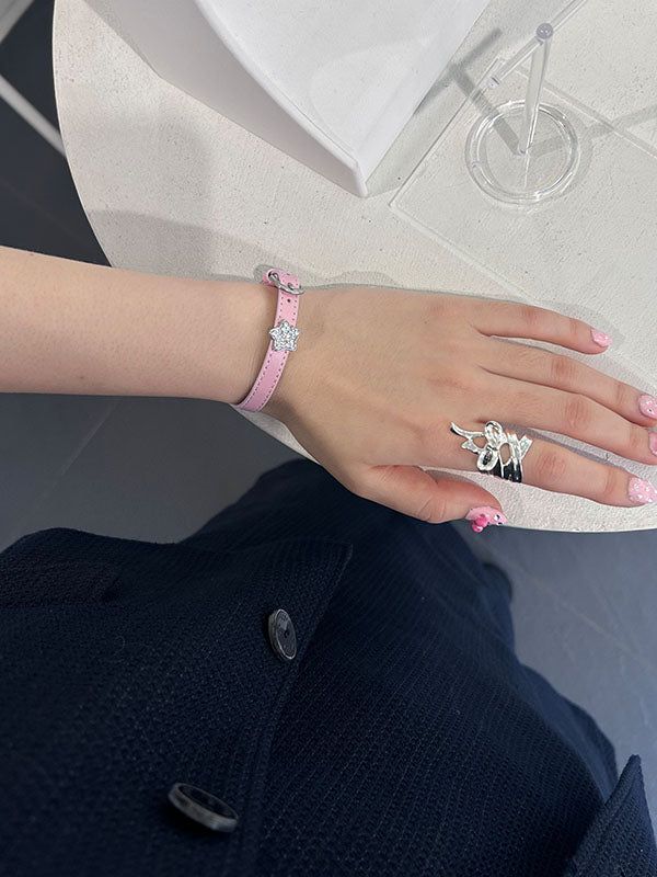 Leather Star Bracelet