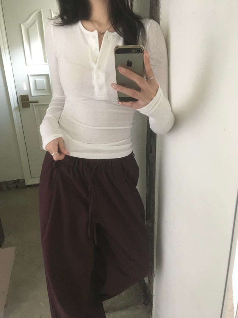 Cotton banding slacks