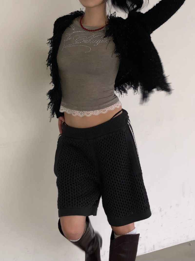 onthenextpage（オンザネクストページ）の「Tweed Fringe Cardigan Jacket（Jackets/Outerwear）」