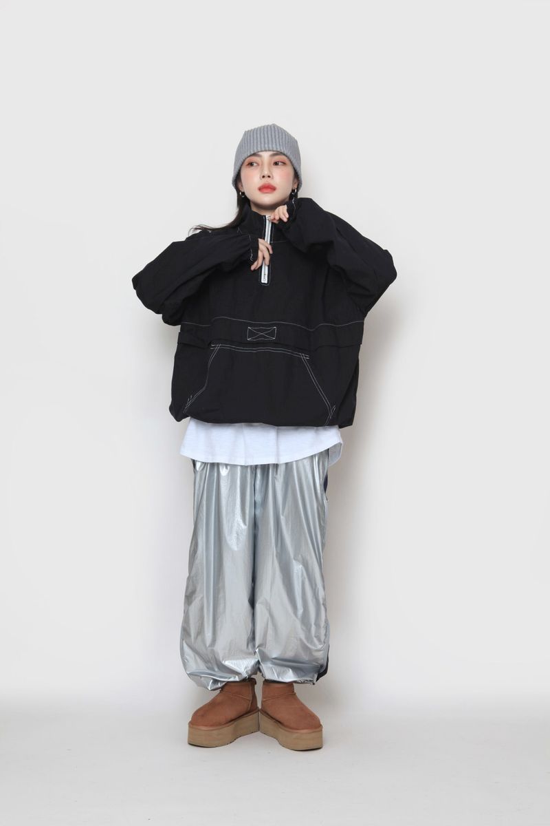 Stitch washing anorak