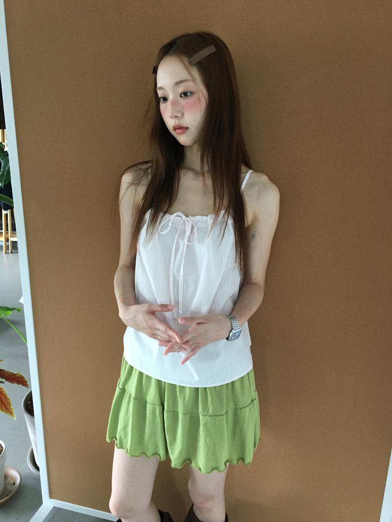 Rev Shirred Sleeveless (2color)