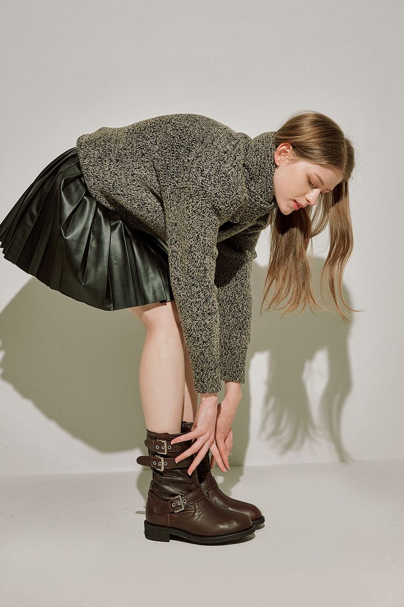 BAY BIKER BOOTS_2COLORS